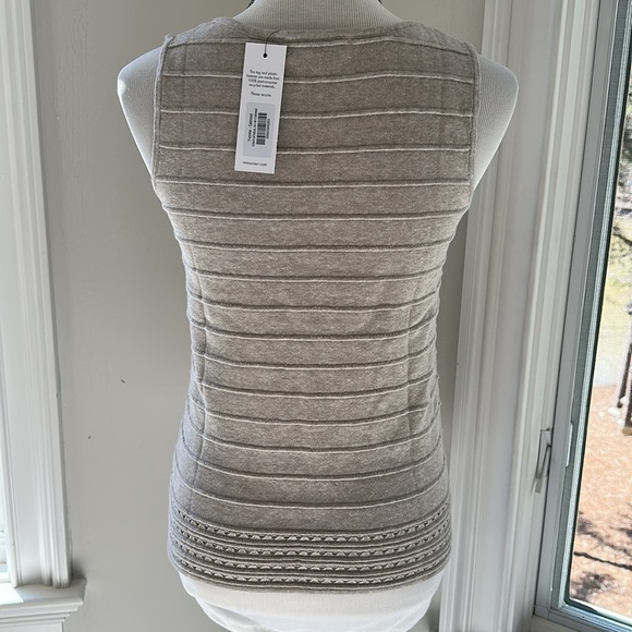 NWT Amour Vert Yvonne Tank, Medium, Oatmeal color - Picture 7 of 9